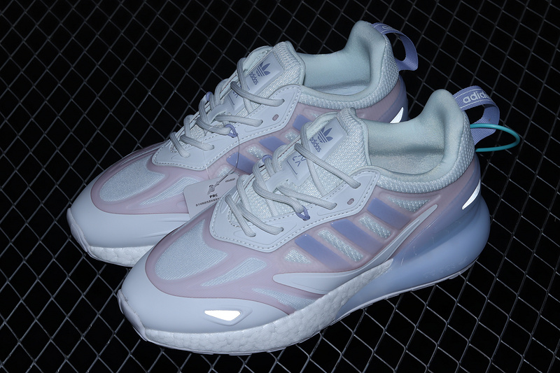 Zx 2K Boost 2.0 Shoes Cloud White/Violet Tone/Clear Pink 17