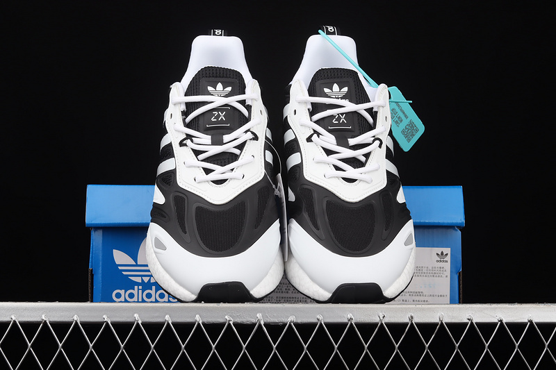 Zx 2K Boost Shoes Core Black/Silver/Cloud White 3