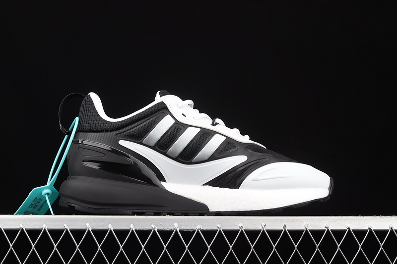 Zx 2K Boost Shoes Core Black/Silver/Cloud White 19