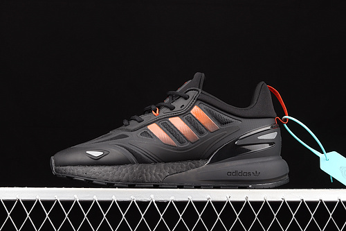 Zx 2K Boost 2.0 Shoes Core Black/Solar Red/Carbon 33