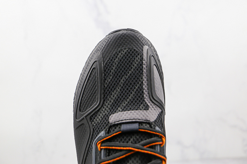 Zx 2K Boost Shoes Core Black/Core Black/True Orange 5