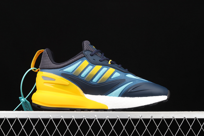 Zx 2K Boost 2.0 J Shoes Crew Navy/Semi Solar Gold/Core Black 11