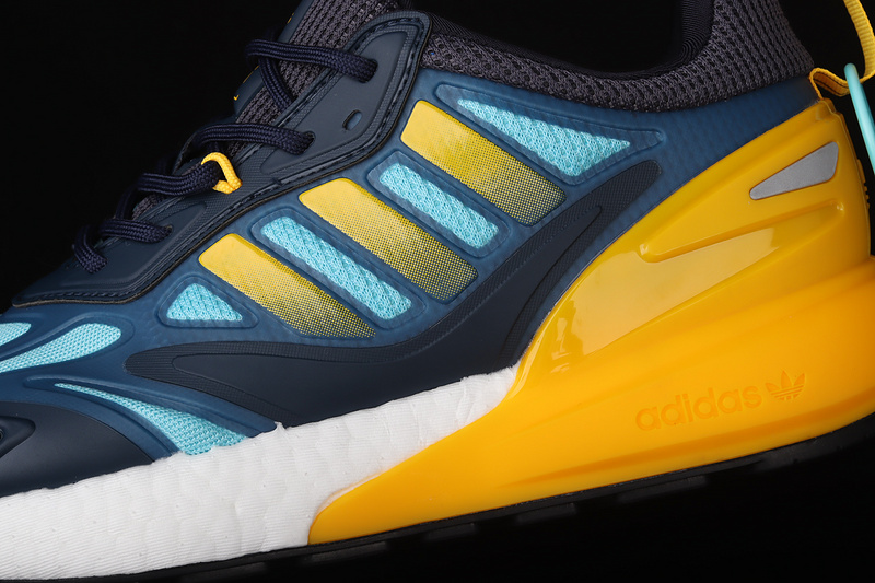 Zx 2K Boost 2.0 J Shoes Crew Navy/Semi Solar Gold/Core Black 27