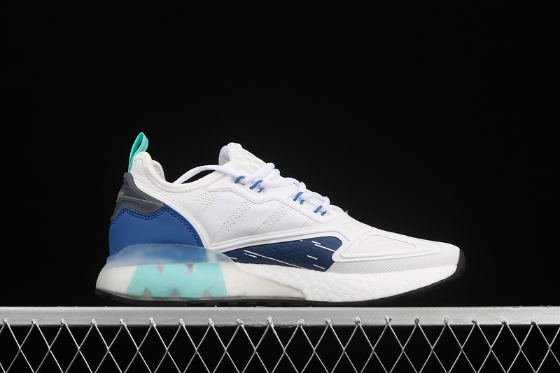 Zx 2K Boost Shoes Cloud White/Cloud White/Collegiate Navy 7