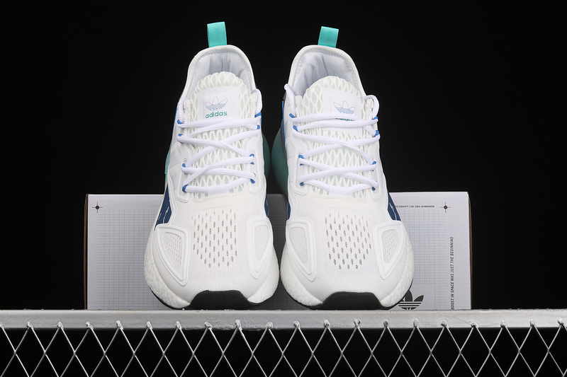 Zx 2K Boost Shoes Cloud White/Cloud White/Collegiate Navy 31