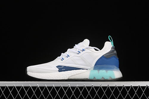 Zx 2K Boost Shoes Cloud White/Cloud White/Collegiate Navy 33