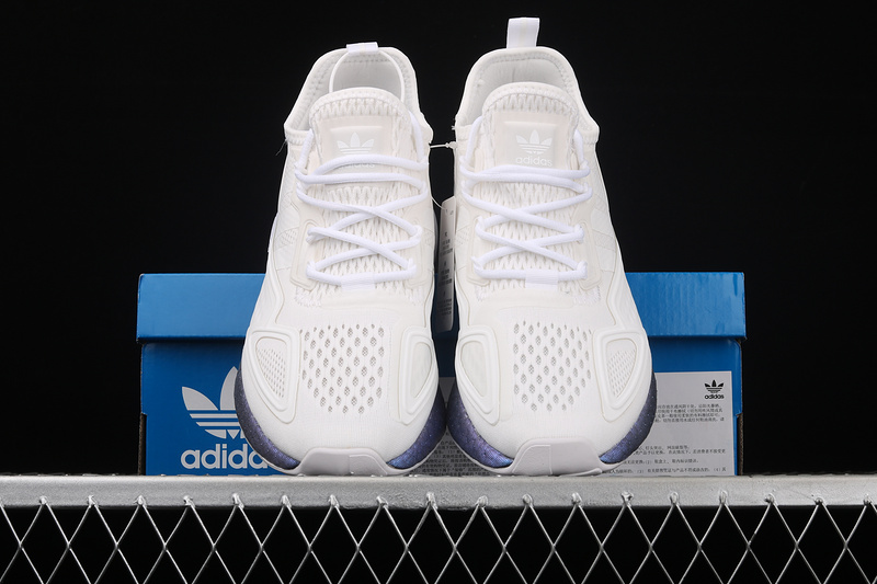 Zg Zx 2K Boost Shoes Cloud White/Blue/Cloud White 17