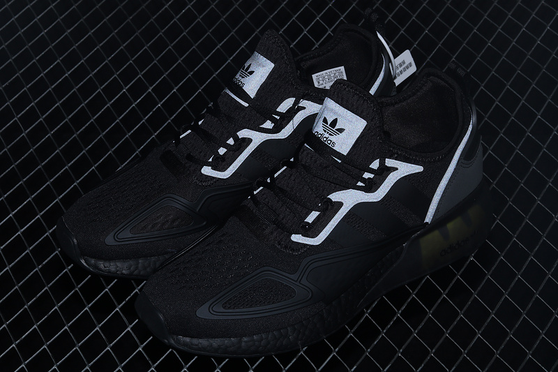 Zg Zx 2K Boost Shoes Core Black/Core Black/Core Black 3