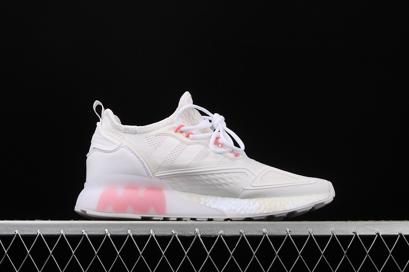 Zg Zx 2K Boost Shoes Cloud White/Cloud White/Light Pink 11