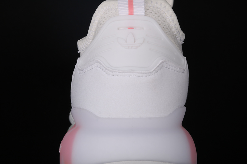 Zg Zx 2K Boost Shoes Cloud White/Cloud White/Light Pink 27