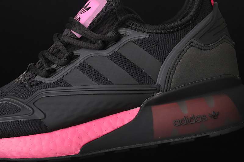 Zg Zx 2K Boost Shoes Core Black/Core Black/Pink 19