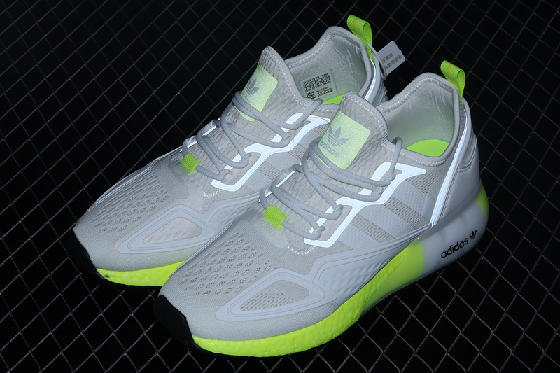 Zg Zx 2K Boost Shoes Cloud White/Light Yellow 7