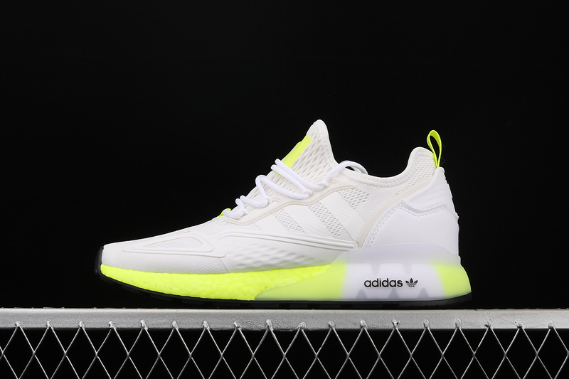 Zg Zx 2K Boost Shoes Cloud White/Light Yellow 23