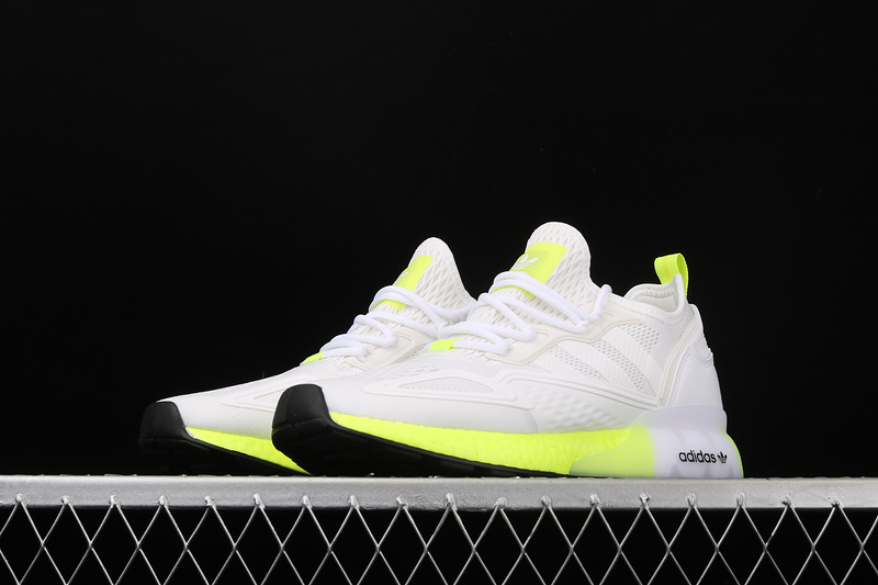 Zg Zx 2K Boost Shoes Cloud White/Light Yellow 35