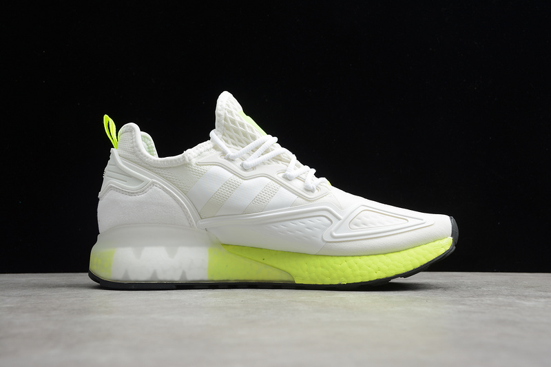 Zx 2K Boost Shoes Cloud White/Cloud White/Solar Yellow 17