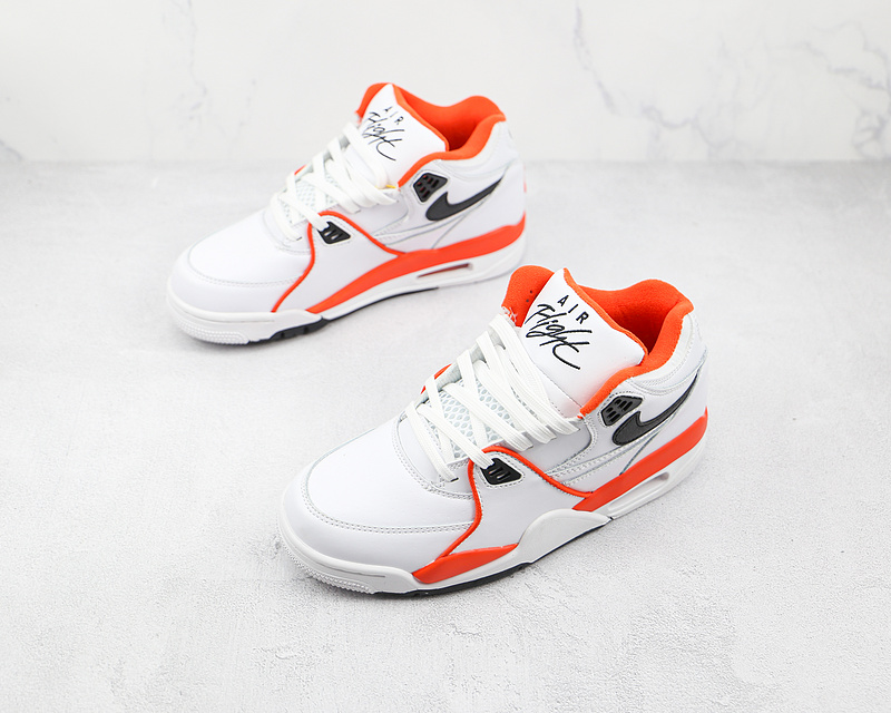 Air Flight 89 Emb Rucker Park White/Team Orange/Black 7