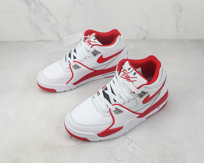 Air Flight 89 Ron Harper White/University Red-Black 3