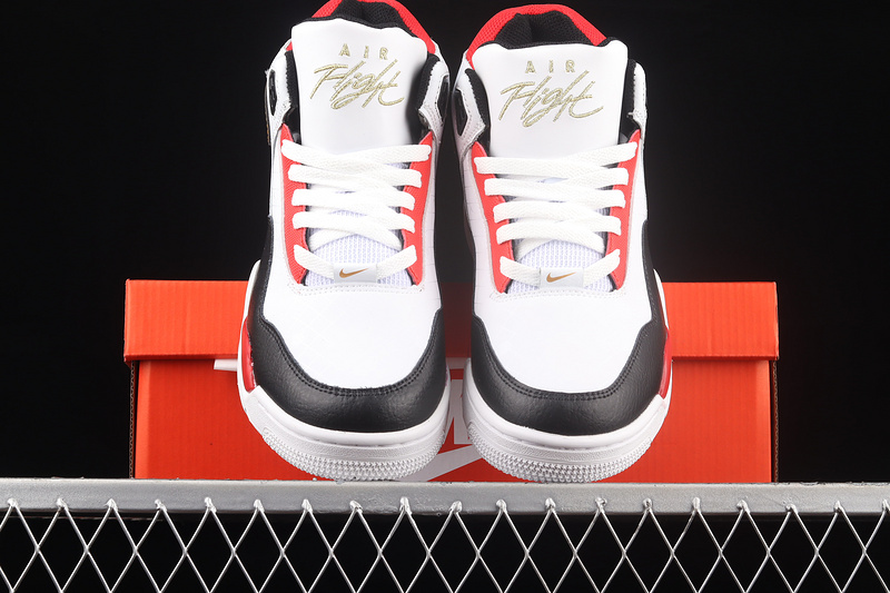 Air Flight Legacy White/Red/Black/Gold 9