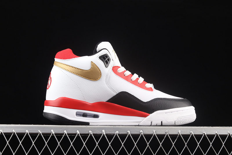 Air Flight Legacy White/Red/Black/Gold 23