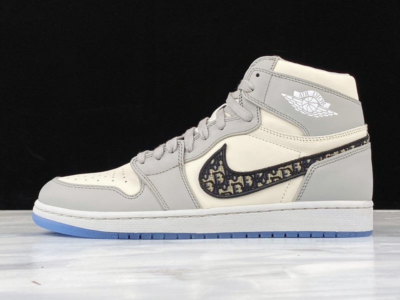 Di*Or X Air Jordan 1 High Og Wolf Grey/Sail-Photon Dust-White 35