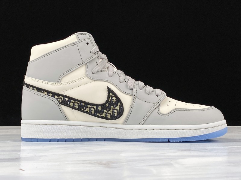 Di*Or X Air Jordan 1 High Og Wolf Grey/Sail-Photon Dust-White 43