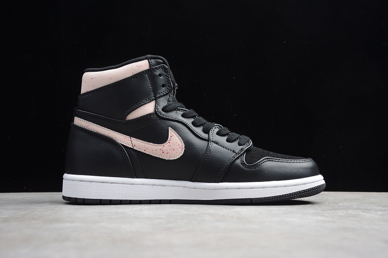 Gz Air Jordan 1 Retro High Black/Rush Maroon-White 23