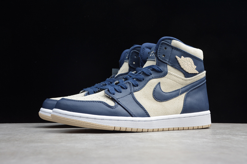 Air Jordan 1 High Retro Navy Blue/White 13