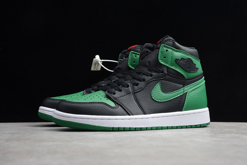 Air Jordan 1 Retro High Og Black/White-Pine Green/Gym Red Orange 31