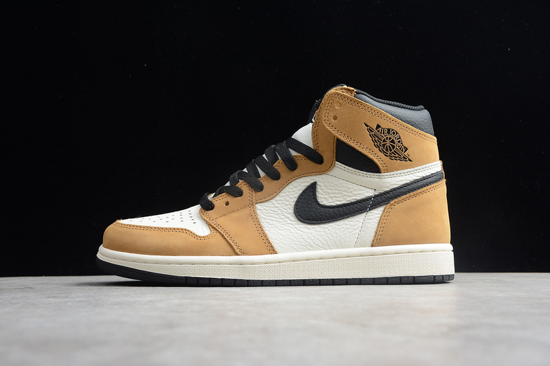 Air Jordan 1 Retro High Rookie Of The Year Golden Harvest/Black 23