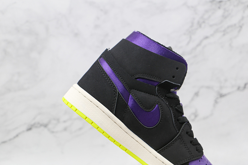 Air Jordan 1 High Zoom Halloween Black/Court Purple/Lemon Venom/Sail 19