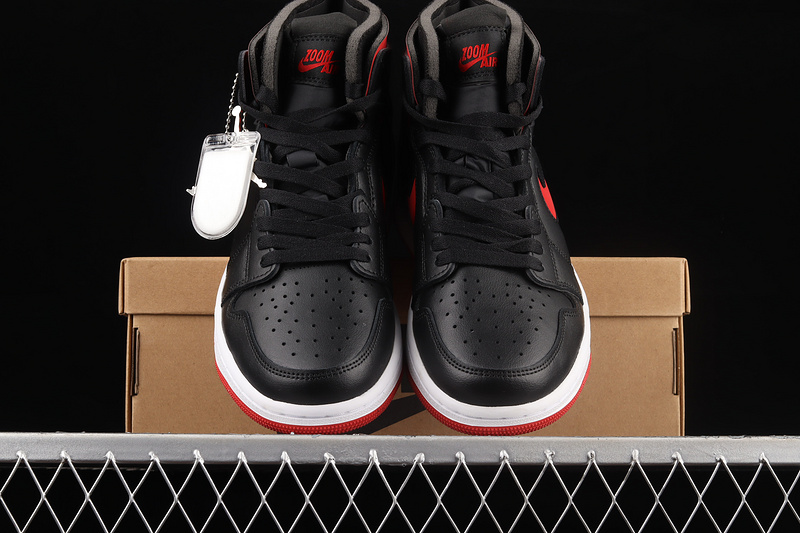 Air Jordan 1 High Zoom Comfort Black/University Red/White 15