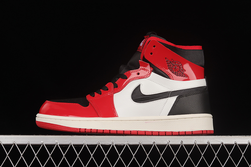 Air Jordan 1 High Zoom Comfort Chicago Bulls Black/Red/White 27