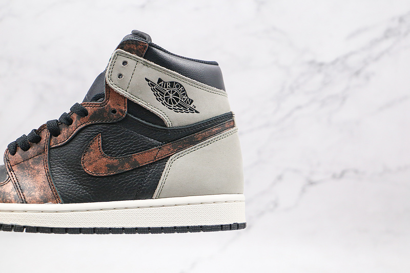 Air Jordan 1 Retro High Patina Rust Shadow Black/Grey-Rust 9