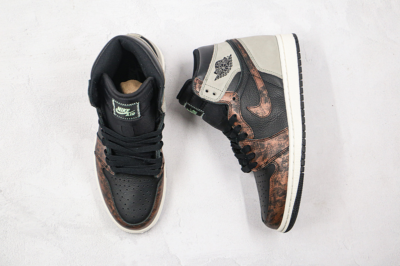 Air Jordan 1 Retro High Patina Rust Shadow Black/Grey-Rust 11