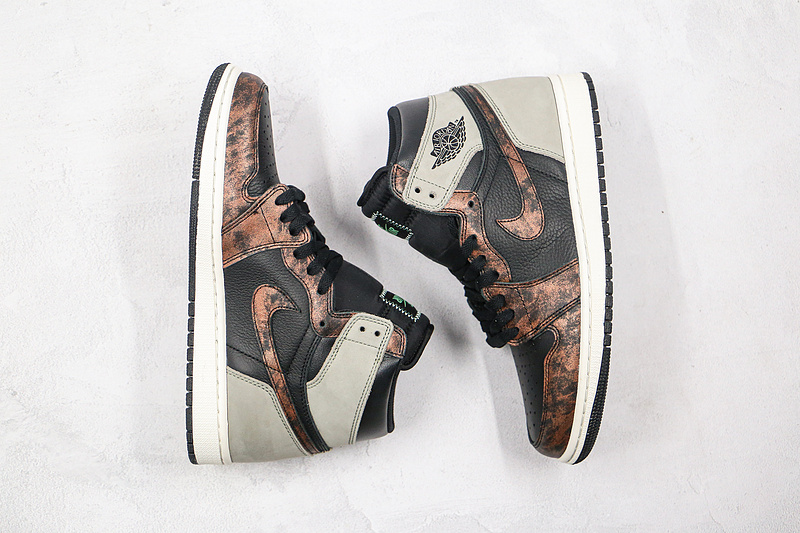 Air Jordan 1 Retro High Patina Rust Shadow Black/Grey-Rust 13