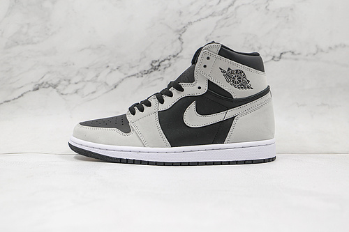 Air Jordan 1 Retro High Og Shadow 2.0 Black/Light Smoke Grey/White 7