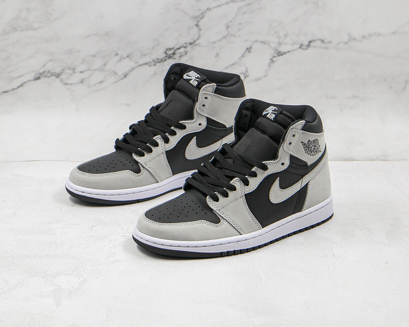 Air Jordan 1 Retro High Og Shadow 2.0 Black/Light Smoke Grey/White 13