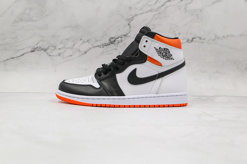 Air Jordan 1 Retro High Og White/Electro Orange/Black 7