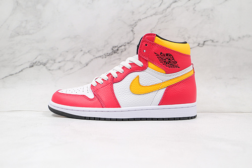 Air Jordan 1 Retro High Og Light Fusion Red/White/Laser Orange/Black 9