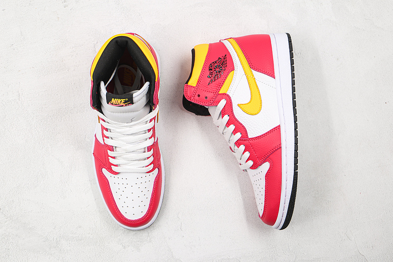 Air Jordan 1 Retro High Og Light Fusion Red/White/Laser Orange/Black 13