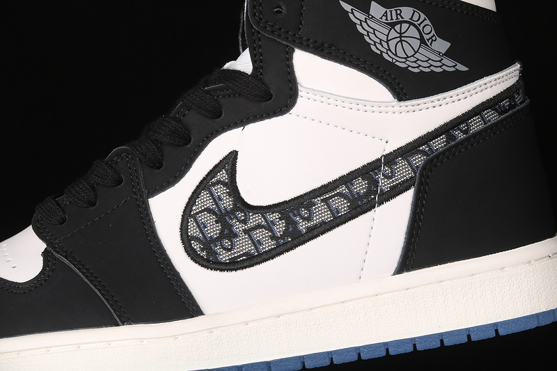 Di*Or X Air Jordan 1 High Black/White/Black 23