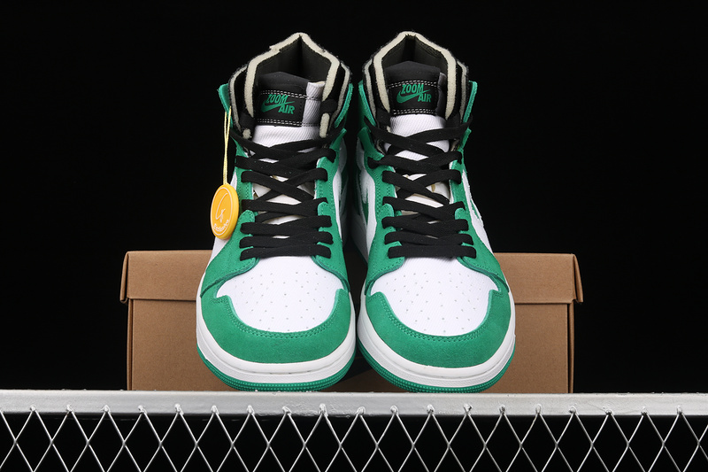 Air Jordan 1 Zoom Cmft Stadium Green/Black-White-Ghost Green 5