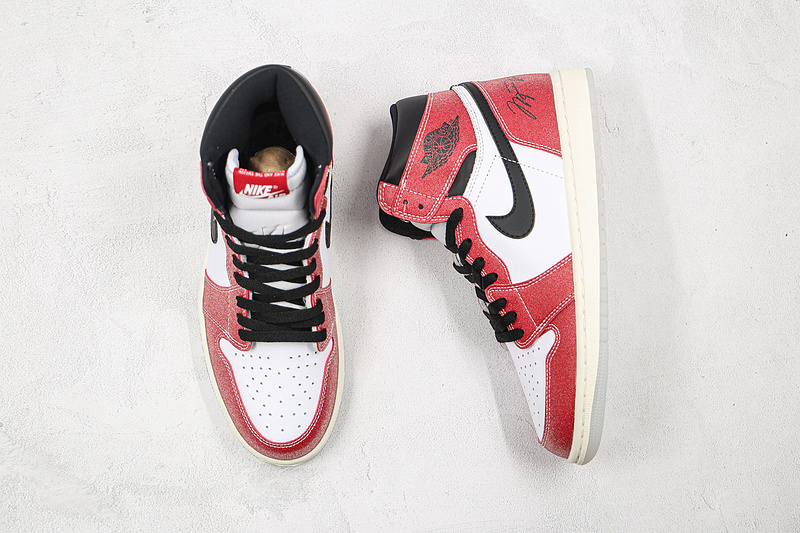 Trophy Room X Air Jordan 1 Retro High Og Sp Chicago White/Sail/Varsity Red/Black 9