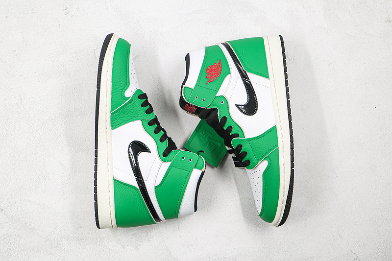 Air Jordan 1 Retro Hig Lucky Green/White/Sail/Black 9