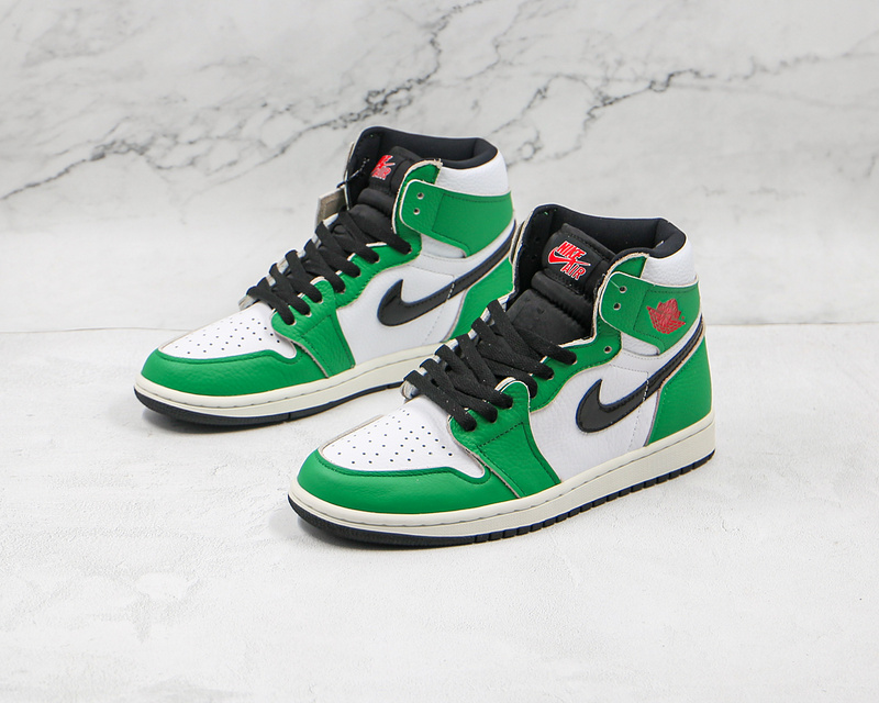 Air Jordan 1 Retro Hig Lucky Green/White/Sail/Black 19