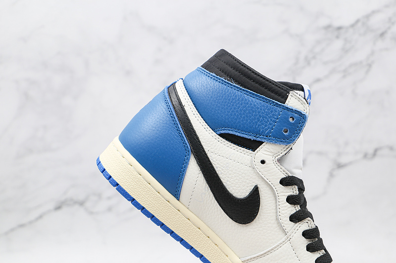 Travis Scott Fragment Air Jordan 1 Retro High Og White/Blue/Black 7