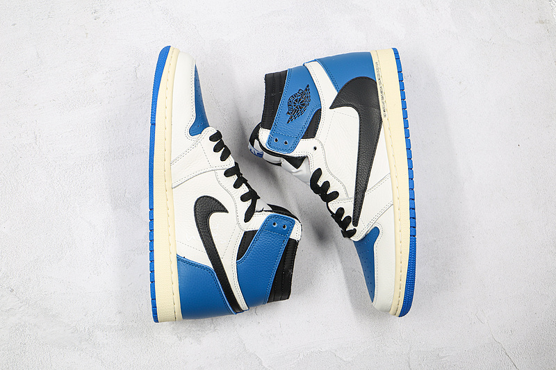 Travis Scott Fragment Air Jordan 1 Retro High Og White/Blue/Black 11