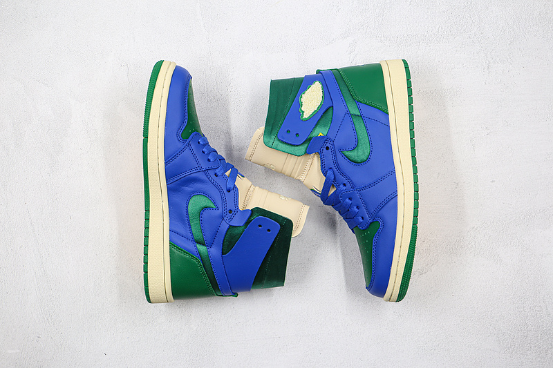 Aleali May X Air Jordan 1 High Zoom Comfort Califia Hyper Royal/Pine Green/White 9