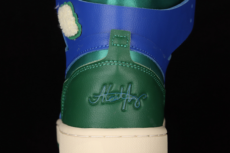 Aleali May X Wmns Air Jordan 1 High Zoom Comfort Califia Hyper Royal/Pine Green 3