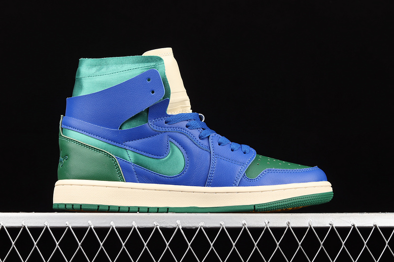 Aleali May X Wmns Air Jordan 1 High Zoom Comfort Califia Hyper Royal/Pine Green 21